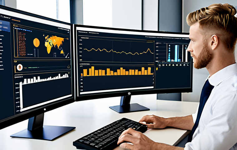**Prompt:** A modern office setting showcasing a supplier portal system on a computer screen, with diverse professionals collaborating. Emphasize clear communication, data analysis dashboards, and streamlined processes for cost-effective supplier management. Swedish Krona symbols subtly integrated. Style: Clean, professional, and slightly futuristic.
